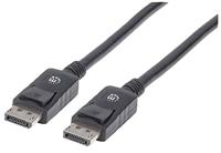 Manhattan DisplayPort Aansluitkabel DisplayPort-stekker, DisplayPort-stekker 2.00 m Zwart 307116-CG Afgeschermd DisplayPort-kabel - thumbnail