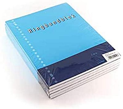 Kangaro K-5544-RB-NTRL Ringbandblok A4 Lijn 23R 60grs 80 Blad