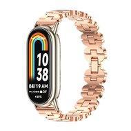 Stalen armband - Rosé goud - Xiaomi Smart Band 8 / 9 / 10 - thumbnail