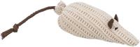 TRIXIE KATTENSPEELGOED MUIS STOF MET CATNIP 12 CM 4 ST - thumbnail