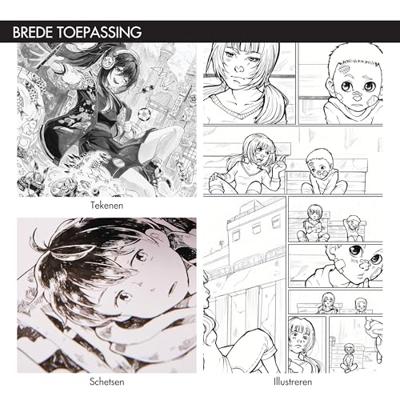 Sakura • pigma micron manga set sepia 4stuks