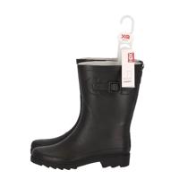 XQ Footwear Dames Regenlaarzen Maat 37 Zwart/Rubber - thumbnail