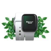 Refurbished Apple Watch Series 4 44mm Zilver - thumbnail