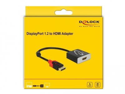 DeLOCK adapter displayport 1.2 > hdmi 4k 60 hz active (62734)