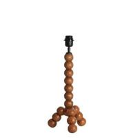 Light & Living Tafellamp 'Veglio' Mangohout, 40cm, kleur Bruin (excl. kap) - thumbnail