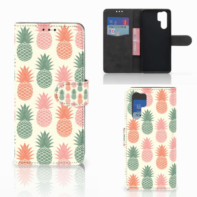 Huawei P30 Pro | Book Cover | Ananas | Portemonnee hoesje