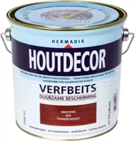 Hermadix houtdecor zijdeglans 2500 ml mahonie (654) transparant - thumbnail