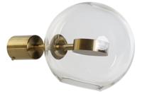 Muurlamp DKD Home Decor Kristal Gouden Metaal Modern 20 x 25 x 20 cm - thumbnail