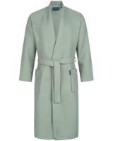 Morgenstern Morgenstern badjas Luca wafelstof Kimono 120cm Olijf Maat M - thumbnail