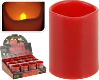 10 stuks! Ledkaars met timer 50x65mm roo Nampook - Nampook - thumbnail