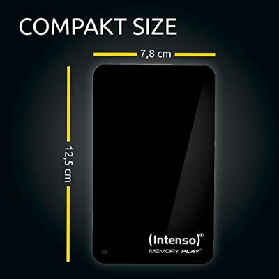 Intenso Memory Play 1 TB Externe harde schijf (2,5 inch) USB-A 3.2 Gen 1 Zwart 6021460