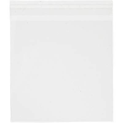 Creativ Company Cellofaan zakjes, h: 14 cm, b: 14,2 cm, dikte 30 my, 50 stuk/ 1 doos