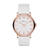 Horlogeband Marc by Marc Jacobs MBM1283 Leder Wit 18mm - thumbnail