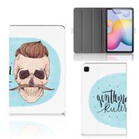 Tablettasje Samsung Galaxy Tab S6 Lite | S6 Lite (2022) Gentleman Skull - thumbnail