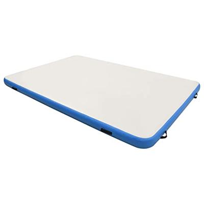 VidaXL Vlot opblaasbaar 300x300x15 cm blauw en wit