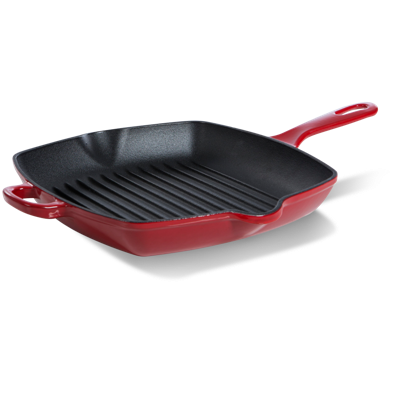 BK Bourgogne grillpan 26 cm chili red