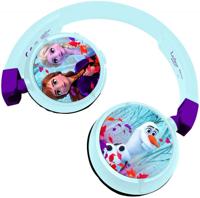 SNOW QUEEN Comode cuffie pieghevoli 2 in 1 bluetooth e cablate per bambini con limitazione del suono - LEXIBOOK - thumbnail