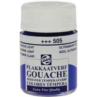 Talens plakkaatverf Extra Fijn flacon van 16 ml, licht ultramarijn - thumbnail