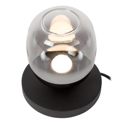 Lucide TAMINO - Tafellamp - Ø 15 cm - LED - 1x6W 3000K - Zwart