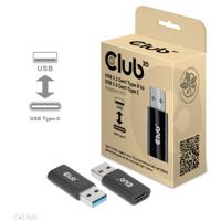 club3D CAC-1525 USB-adapter USB 3.2 Gen1 USB-A stekker, USB-C bus 0 mm Zwart - thumbnail