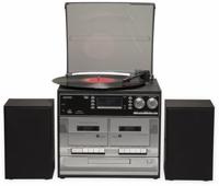 Denver MRD-166 Stereoset DAB+, Platenspeler, SD, FM, USB Opnamefunctie 2 x 2 W Zwart - thumbnail