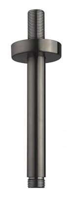 Wiesbaden Douche-Arm Luxe Rond Plafondbevestiging 15 cm Gunmetal Wiesbaden Douche-Arm Luxe Rond Plafondbevestiging 15 cm Gunmetal