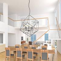 Searchlight Grote hanglampCube Ø 55cm - 7865-5CC - thumbnail