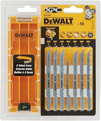 DeWALT DT2296 Decoupeerzaagbladenset Hout 10-delig