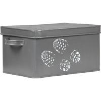 LABEL51 SchoenpoetsOpbergkist - Antiek grijs - - One Size - thumbnail