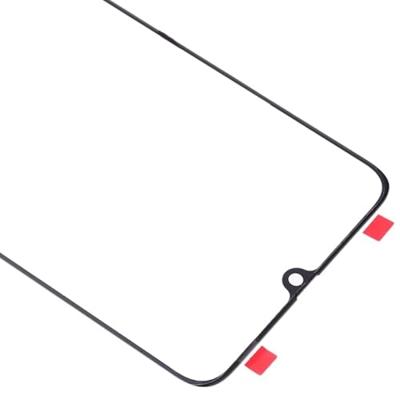 Front screen buitenste glazen lens voor Galaxy A70 (zwart) - thumbnail