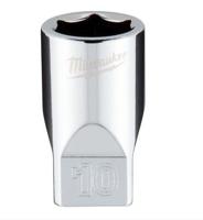 Milwaukee 1/4" Ratel Dop Metrisch Standaard 10 mm - 4932478318 - thumbnail