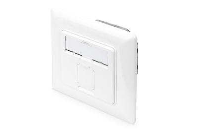 Digitus DN-9010/8-1 Netwerkdoos Inbouw (in muur) Inzet met centraalstuk en frame CAT 6A Wit Digitus DN-9010/8-1 Netwerkdoos Inbouw (in muur) Inzet met centraalstuk en frame CAT 6A Wit
