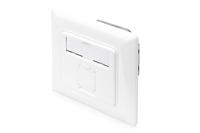 Digitus DN-9010/8-1 Netwerkdoos Inbouw (in muur) Inzet met centraalstuk en frame CAT 6A Wit - thumbnail