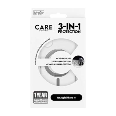 PanzerGlass CARE by ® Panzerglas 3-in-1 Protection B1325+2853+1281 Screenprotector (glas) Apple iPhone 16 1 stuk(s) Anti-vingerafdruk, Krasvast - thumbnail