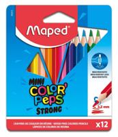 Kleurpotlood maped colorpeps mini strong 12 stuks - thumbnail