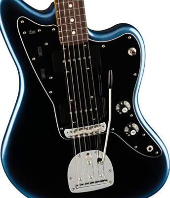 Fender American Professional II Jazzmaster Dark Night RW elektrische gitaar met koffer