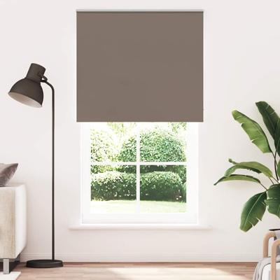 VidaXL Rolgordijn verduisterend koffie 125x230 cm stofbreedte 121,6 cm