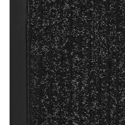 VidaXL Deurmat 80x120 cm gestreept antraciet