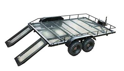 Amewi Amewi Trailer 1:10 Crawler, Raupenfahrzeug, 1:10, 2,2 kg 1:10 Crawler aanhanger Aanhanger Bouwpakket