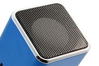 Music Man MA Display blau Mini-luidspreker AUX, FM radio, SD, Draagbaar, USB Blauw (metallic) - thumbnail