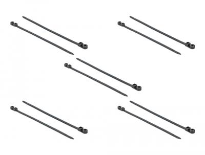 DeLOCK 18953 kabelbinder Parallel entry cable tie Polyamide Zwart 10 stuk(s) DeLOCK 18953 kabelbinder Parallel entry cable tie Polyamide Zwart 10 stuk(s)