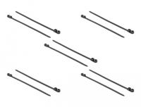 DeLOCK 18953 kabelbinder Parallel entry cable tie Polyamide Zwart 10 stuk(s) - thumbnail