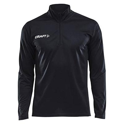 Craft 1905611 Progress Halfzip Tee LS M - Black/Black - S