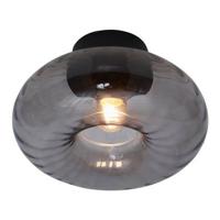 its about RoMi Plafondlamp 'Brussels' Glas, 28cm, kleur Antraciet - thumbnail