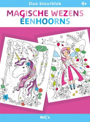 Standaard Uitgeverij Duo kleurblokken - magische wezens en eenhoorns