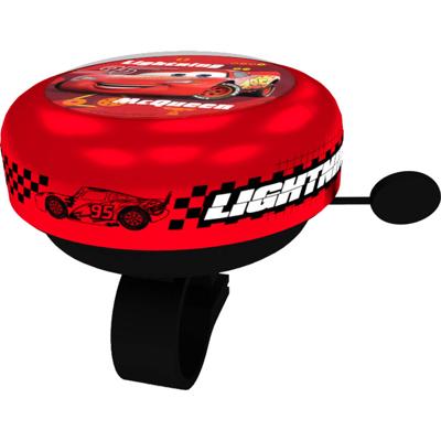 Disney fietsbel Cars jongens 55 mm staal rood/zwart Disney fietsbel Cars jongens 55 mm staal rood/zwart