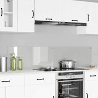 VidaXL Keuken achterwand 2 pcs doorzichtig 90 x 40 cm gehard glas - thumbnail
