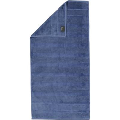 Cawö Cawö Noblesse 2 Uni Handdoek Nachtblau