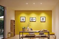 Paulmann LED-inbouwlamp voor badkamer Set van 3 stuks 18 W Aluminium (gedraaid) - thumbnail