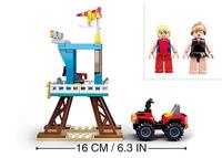 Sluban Lifeguard Tower bouwstenen set - thumbnail